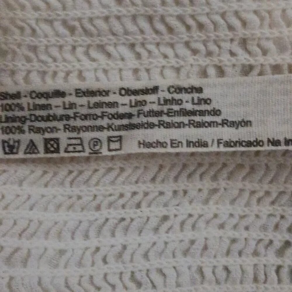 Free People Dream Lover Strapless White Linen Crochet Crop Top - Picture 9 of 9